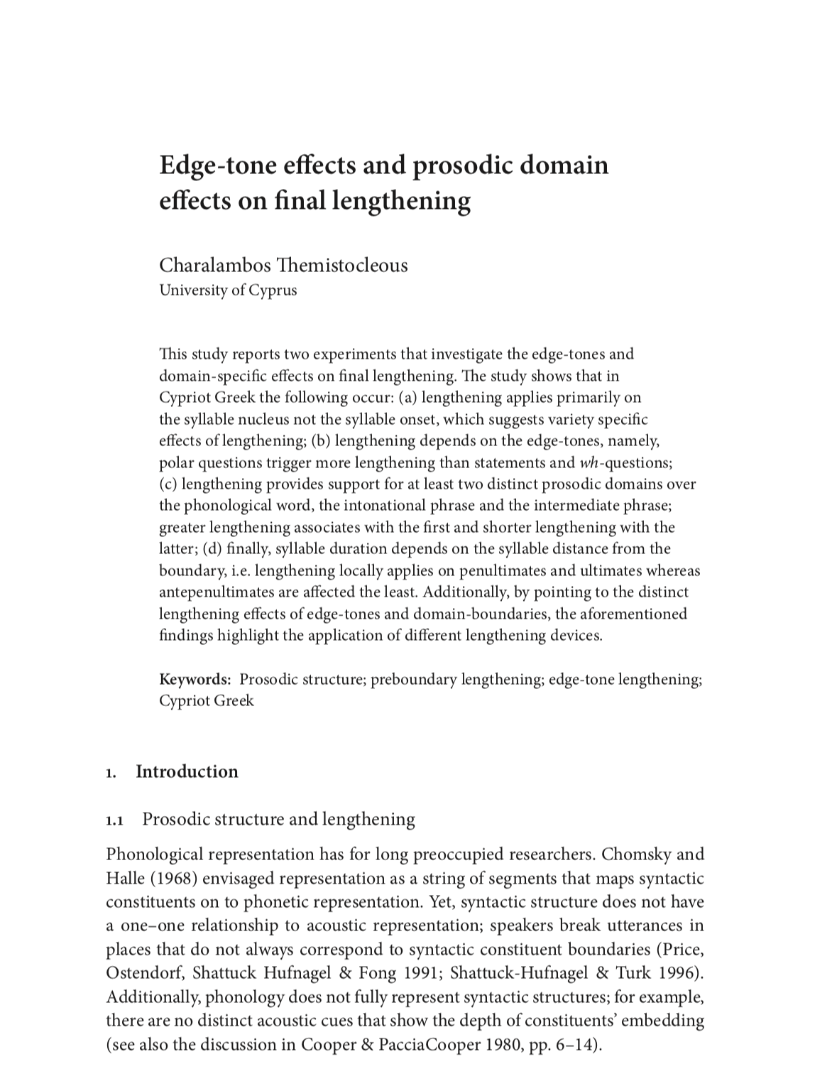 Linguistic Variation